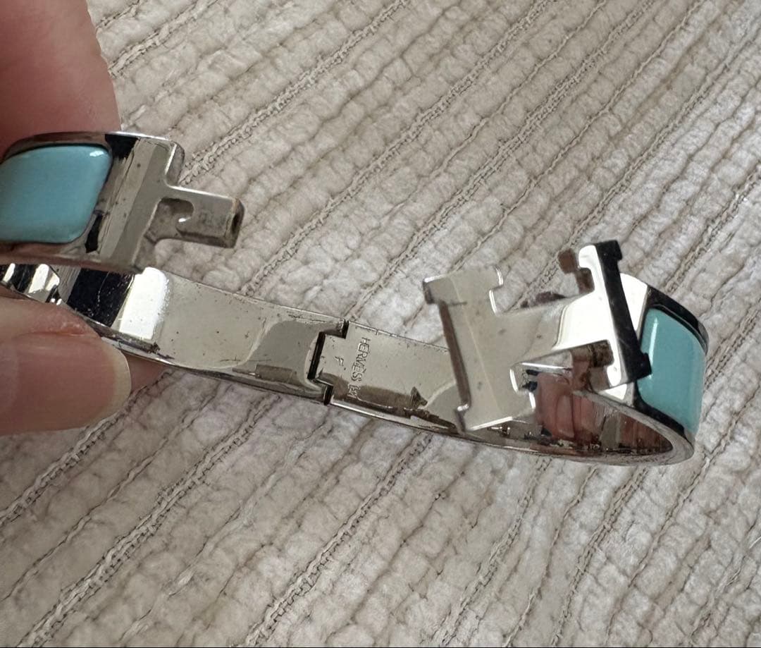 エルメス　クリックH 水色