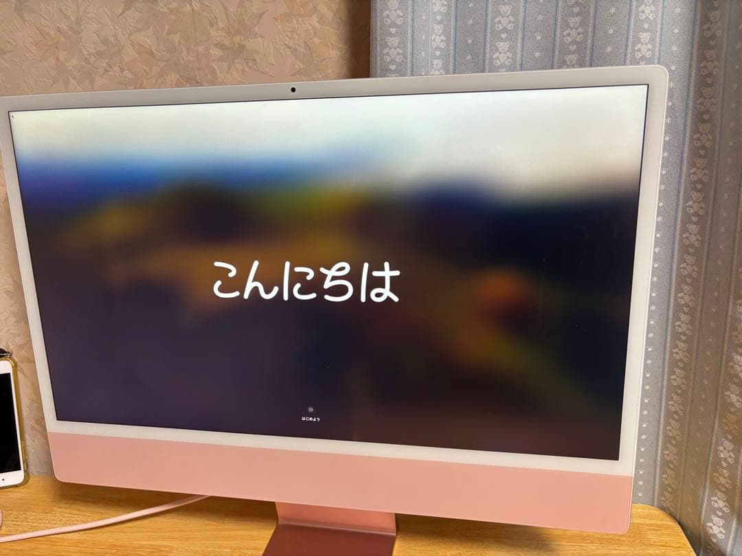 【美品】iMac 24インチ ピンク M1 8GB 2021年モデル初期化済