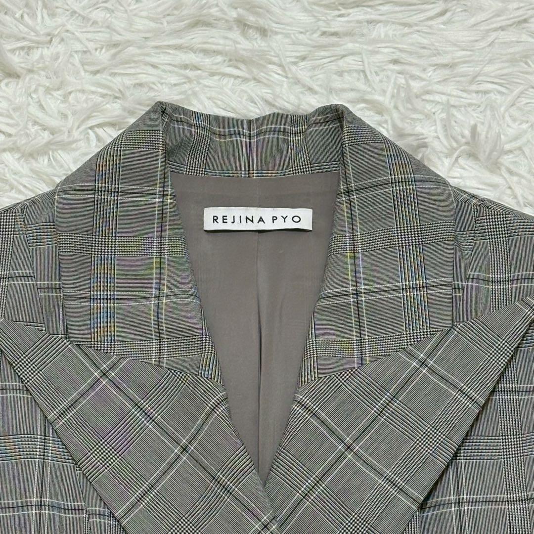 ◎極美品 レジーナピョー NICOLE JACKET M相当ブラックチェック 1