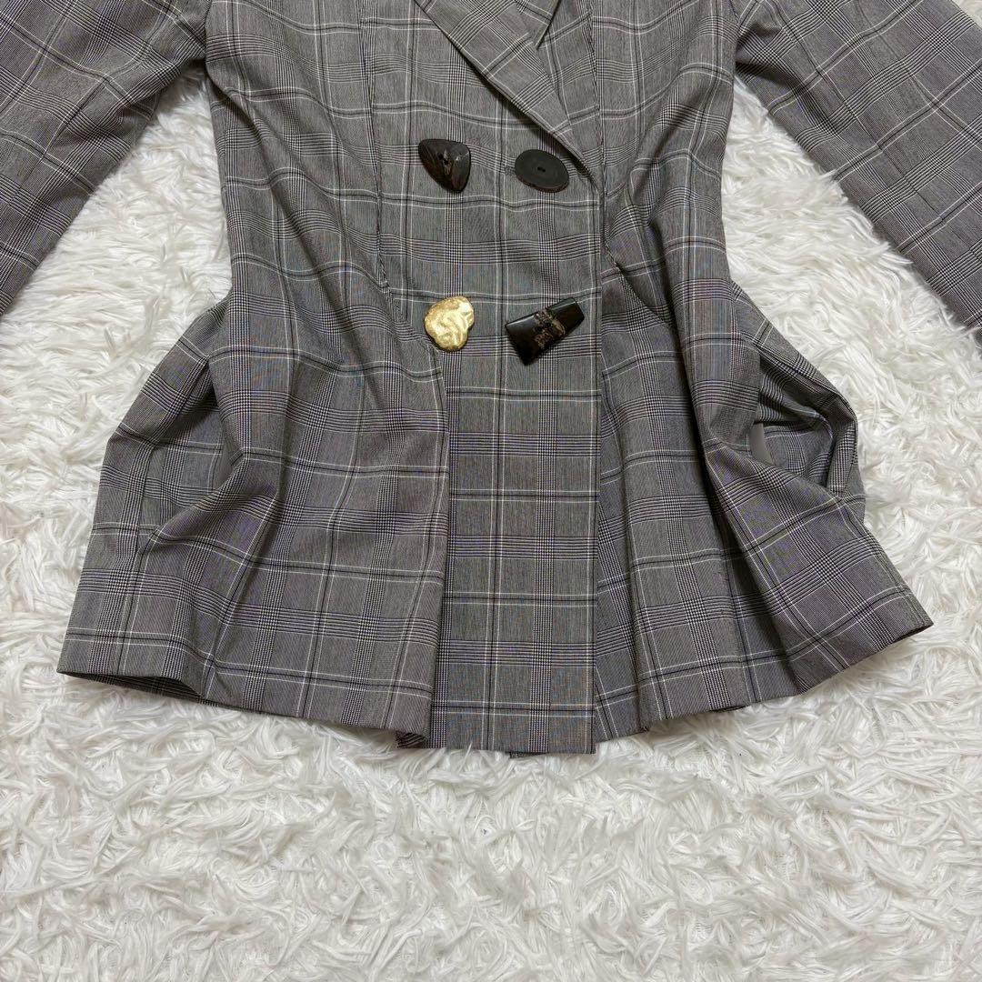 ◎極美品 レジーナピョー NICOLE JACKET M相当ブラックチェック 1