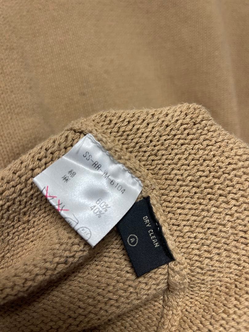 かず　90's RRL 三つ星タグ コットン リネン ニット