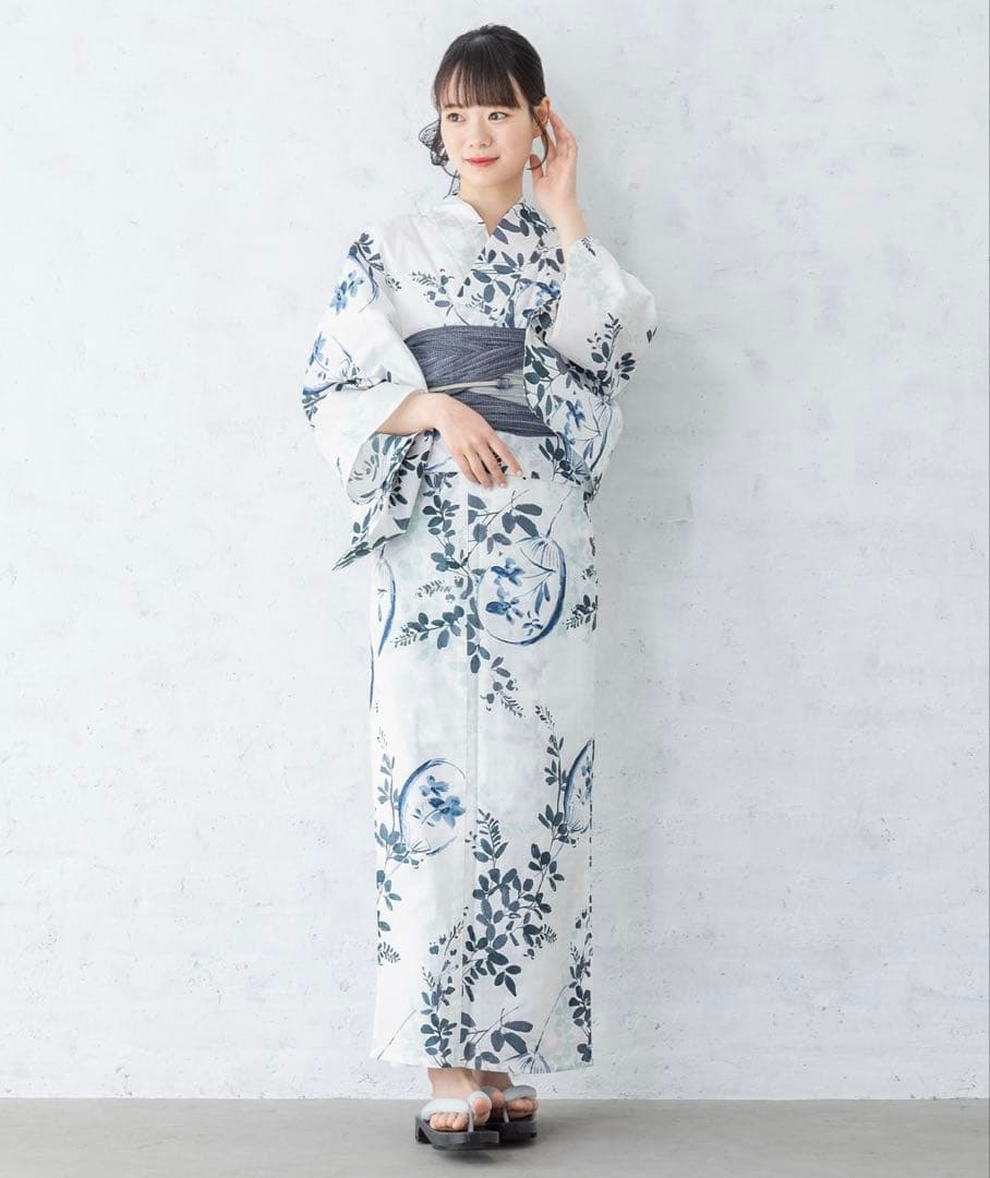 夏を彩る季節レディース浴衣2点セット