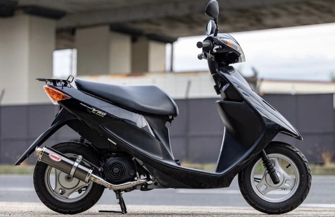 新製品 アドレスV50(JBH-CA44A) HMS製 B2Xマフラー ブラック