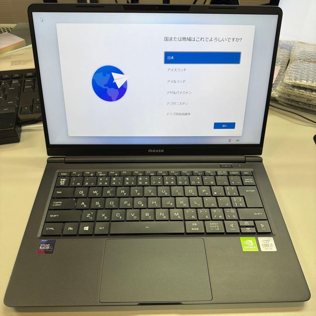 Windowsノート本体 mouse DAIV 4N-KK Core i7 16GB 512GB SSD