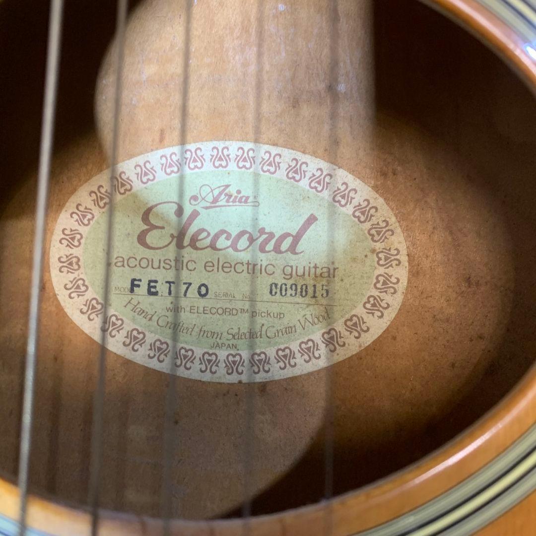 I968 ARIA ギター Elecord FET-75 アコースティックギター