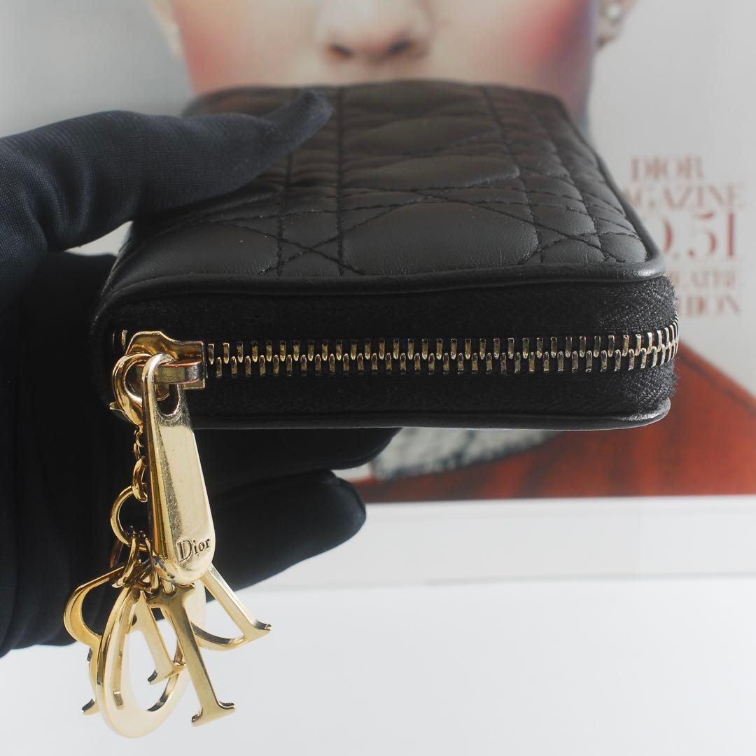 ディオール＊Lady Dior＊ロータスウォレット＊カナージュ＊財布＊長財布