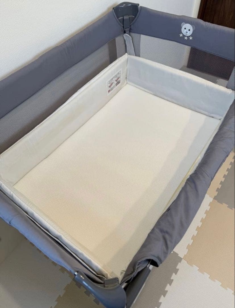 み*か様 Aprica アップリカ ココネルエアーAB グレーベアー ベビーベッ