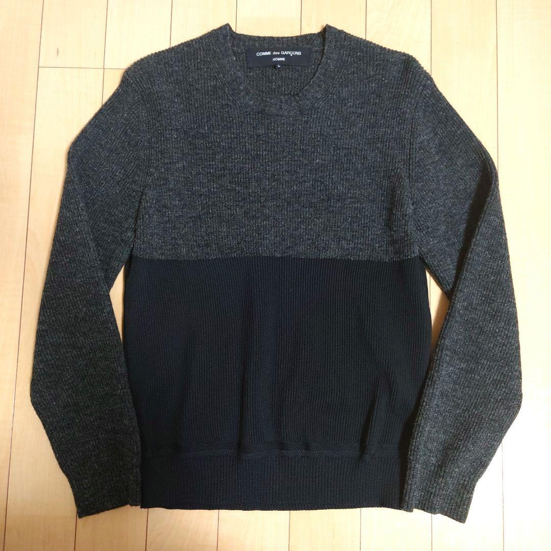 コムデギャルソン オム HR-N001 切替ニット