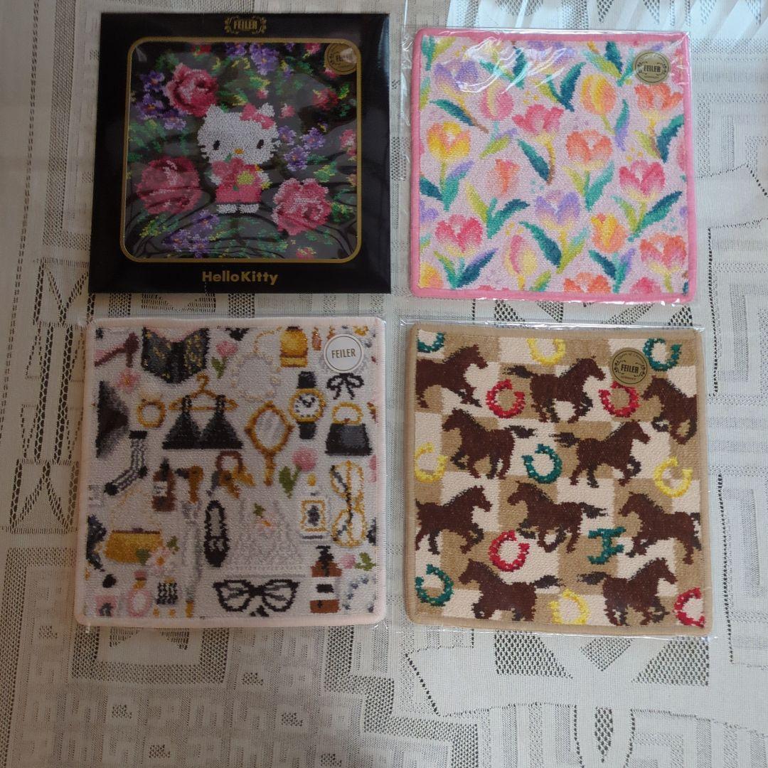 ③フェイラータオルハンカチ4枚セット