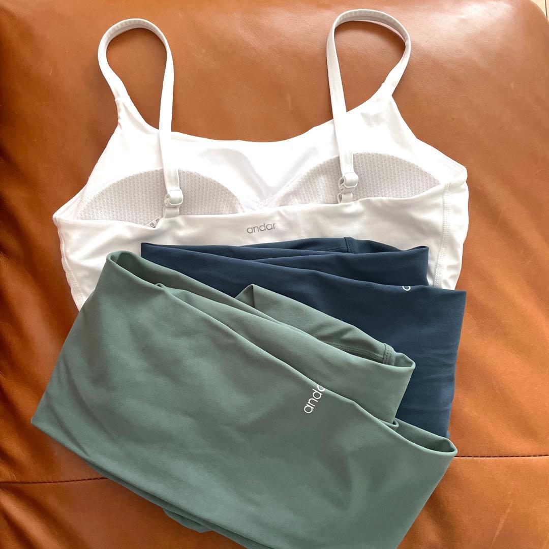 andar レギンス×2 スポーツブラ1