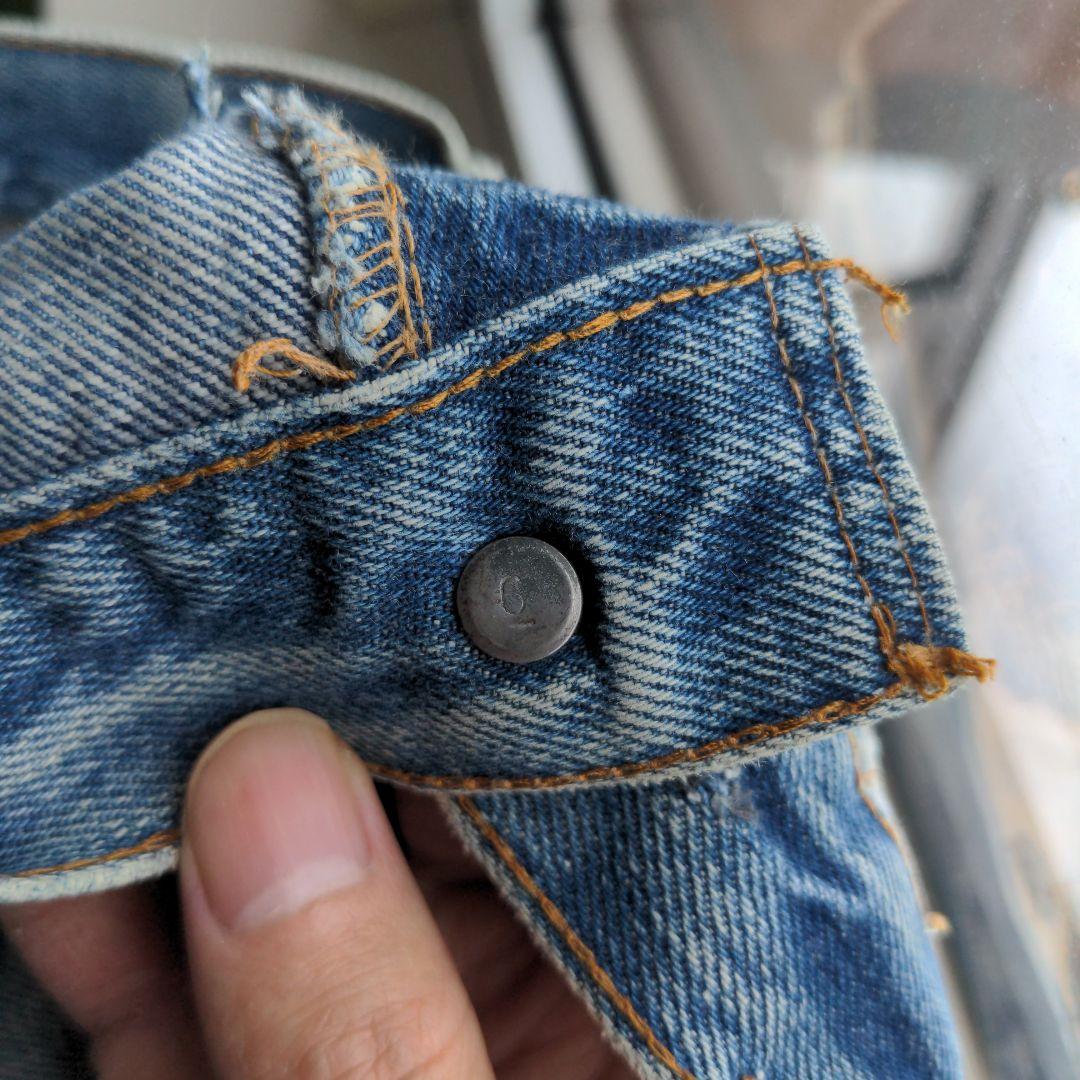 70s リーバイス501 66後期 赤耳 黒カン ボロ グランジ カート