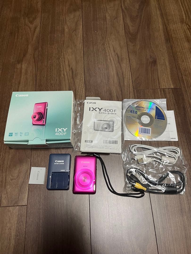 Canon IXY 400F ピンク デジカメ コンデジ キャノン 美品