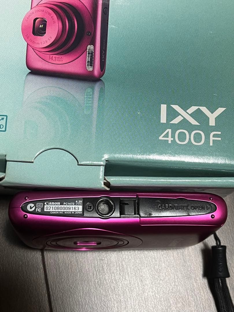 Canon IXY 400F ピンク デジカメ コンデジ キャノン 美品