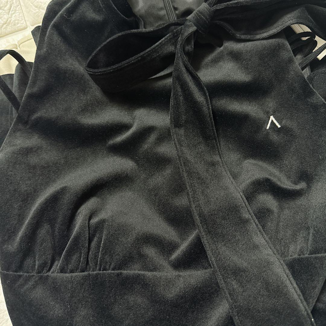 時間限定　Daisy velour mini dress