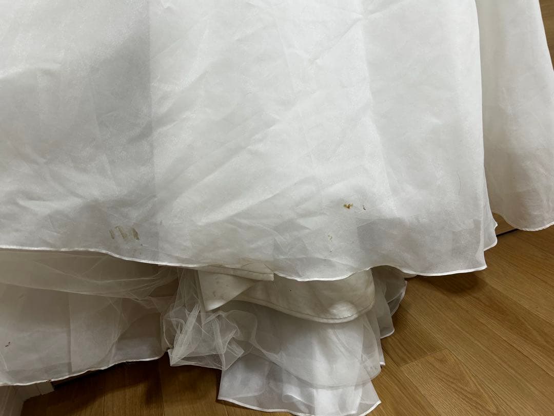 【m】THE URBAN BLANCHE 2WAYフリルウェディングドレス