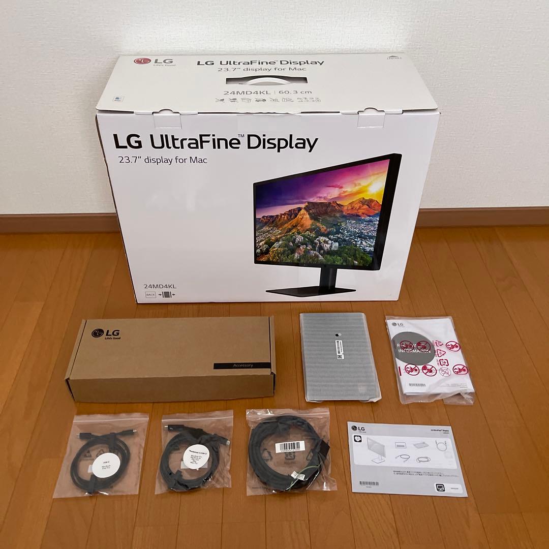 LG UltraFine Display 24MD4KL-B 4K Mac用