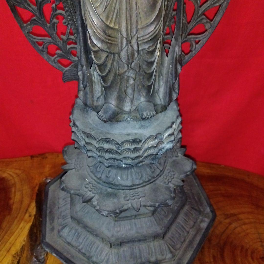 銅造、仏像、美品に近い ５２センチ、二つセット、専用です、