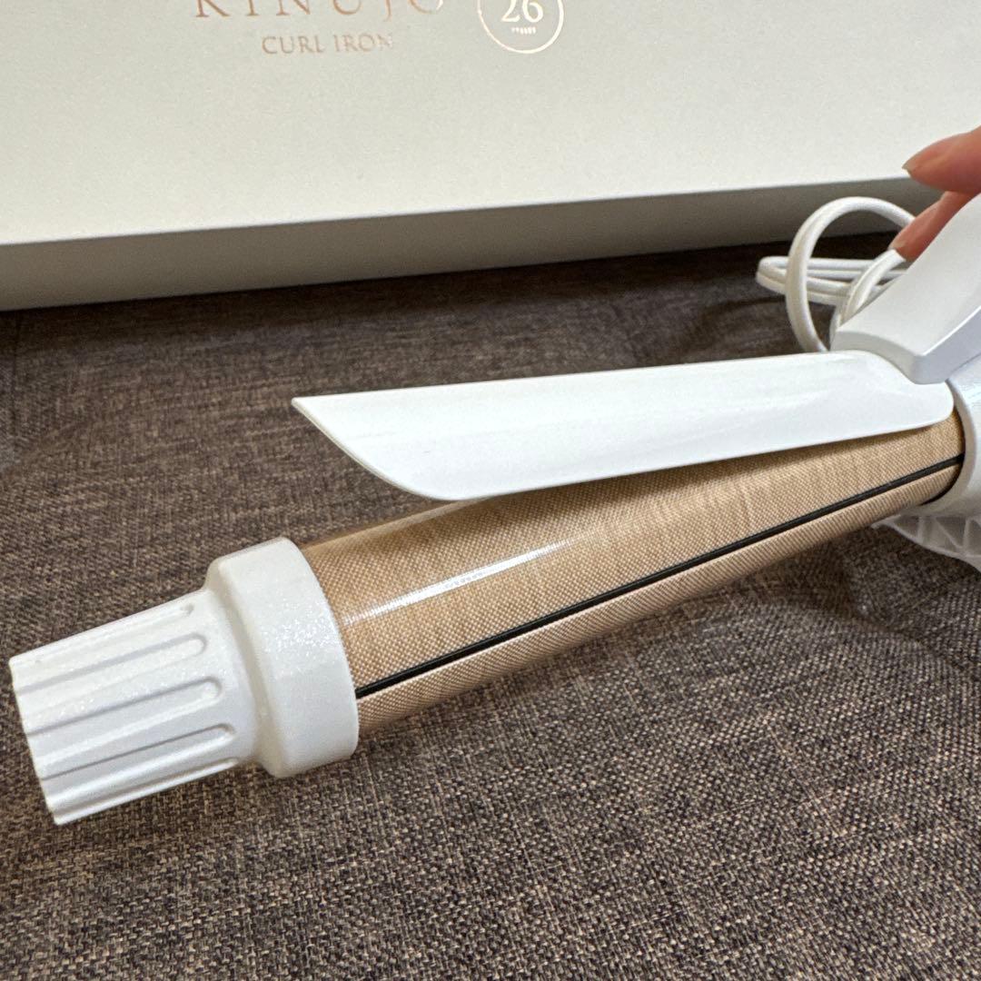 【極美品】KINUJO 絹女 カールアイロン KC26N