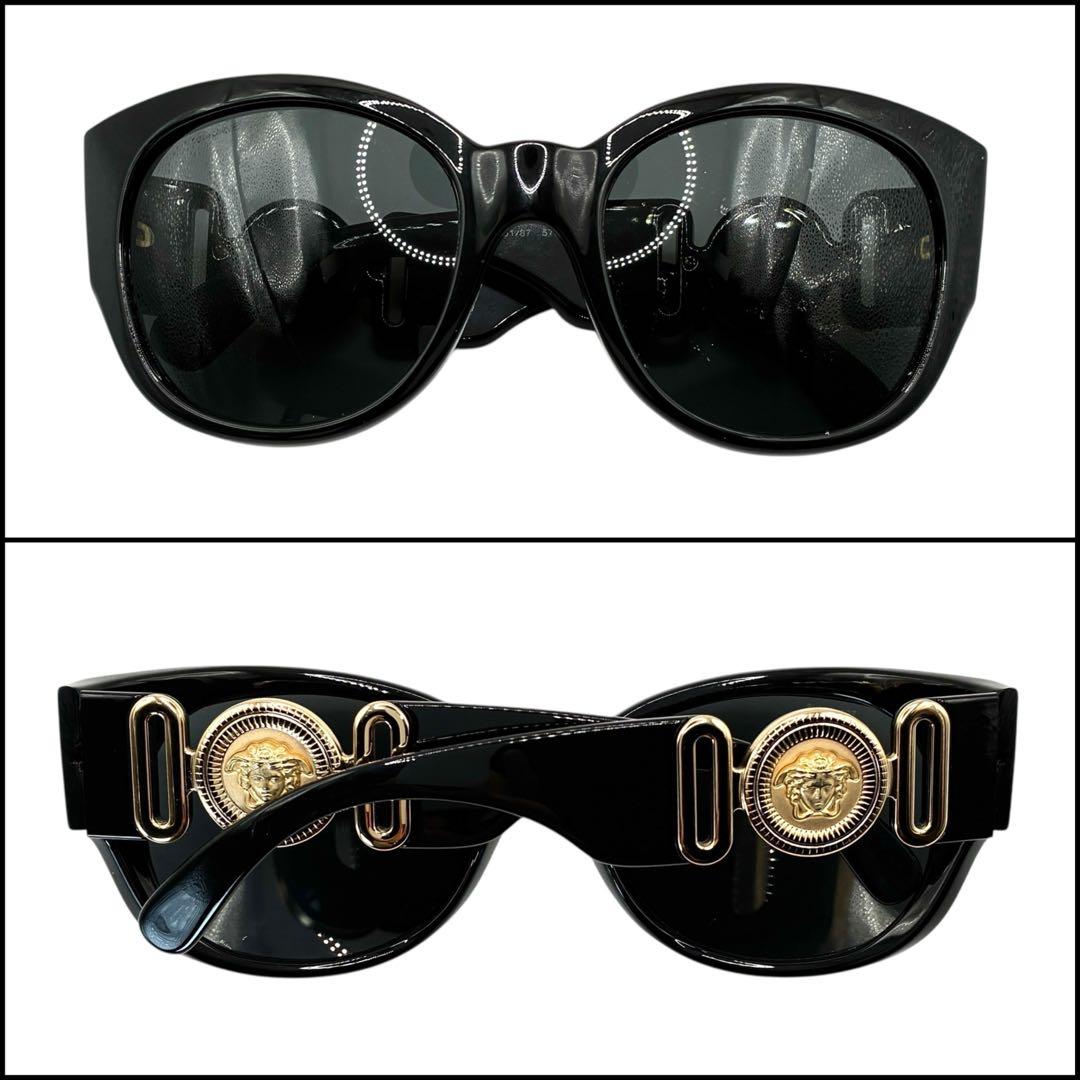 VERSACE ヴェルサーチ　メデューサ　オーバル　サングラス　ウェリントン