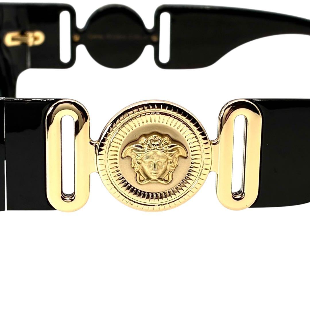 VERSACE ヴェルサーチ　メデューサ　オーバル　サングラス　ウェリントン