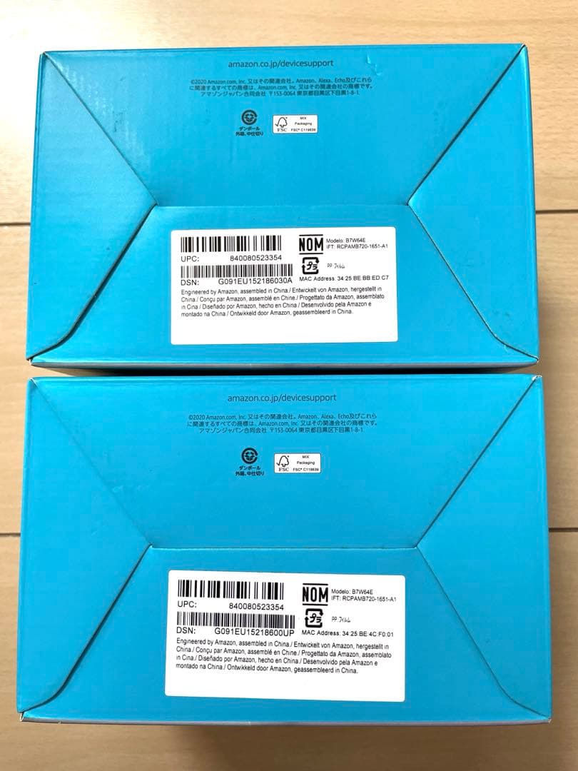 【新品未開封 2個セット】Echo dot 第4世代 Amazon Alexa