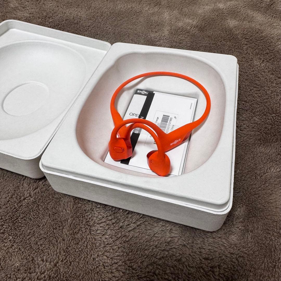 SHOKZ骨伝導イヤホン オレンジ　オープランプロ2 open run pro2