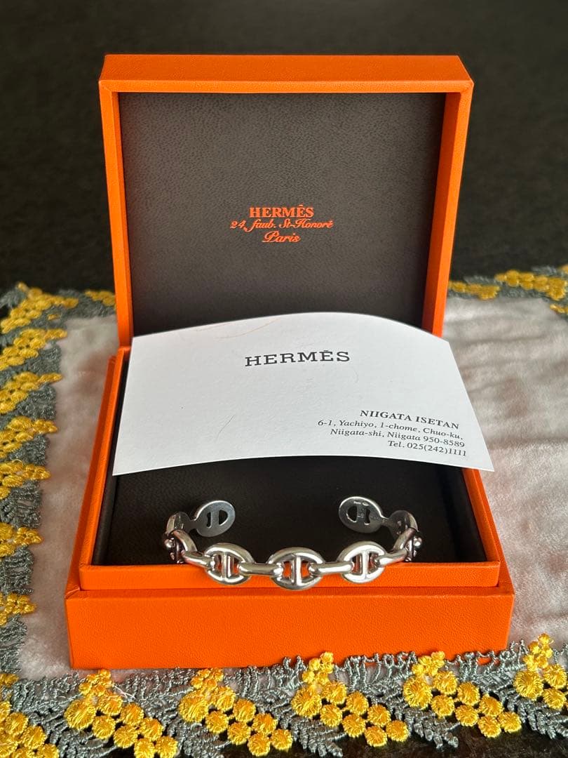 エルメス シェーヌダンクル アンシェネ バングル　ST