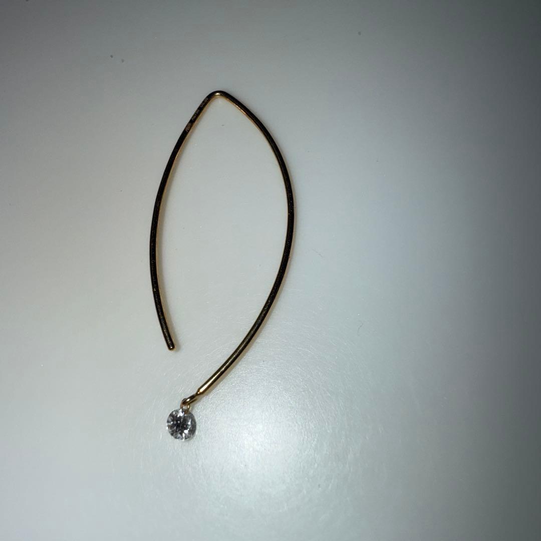 AHKAH ベアリーフ ピアス ( 片耳 ) 箱付き