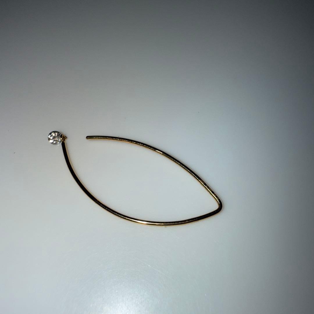 AHKAH ベアリーフ ピアス ( 片耳 ) 箱付き