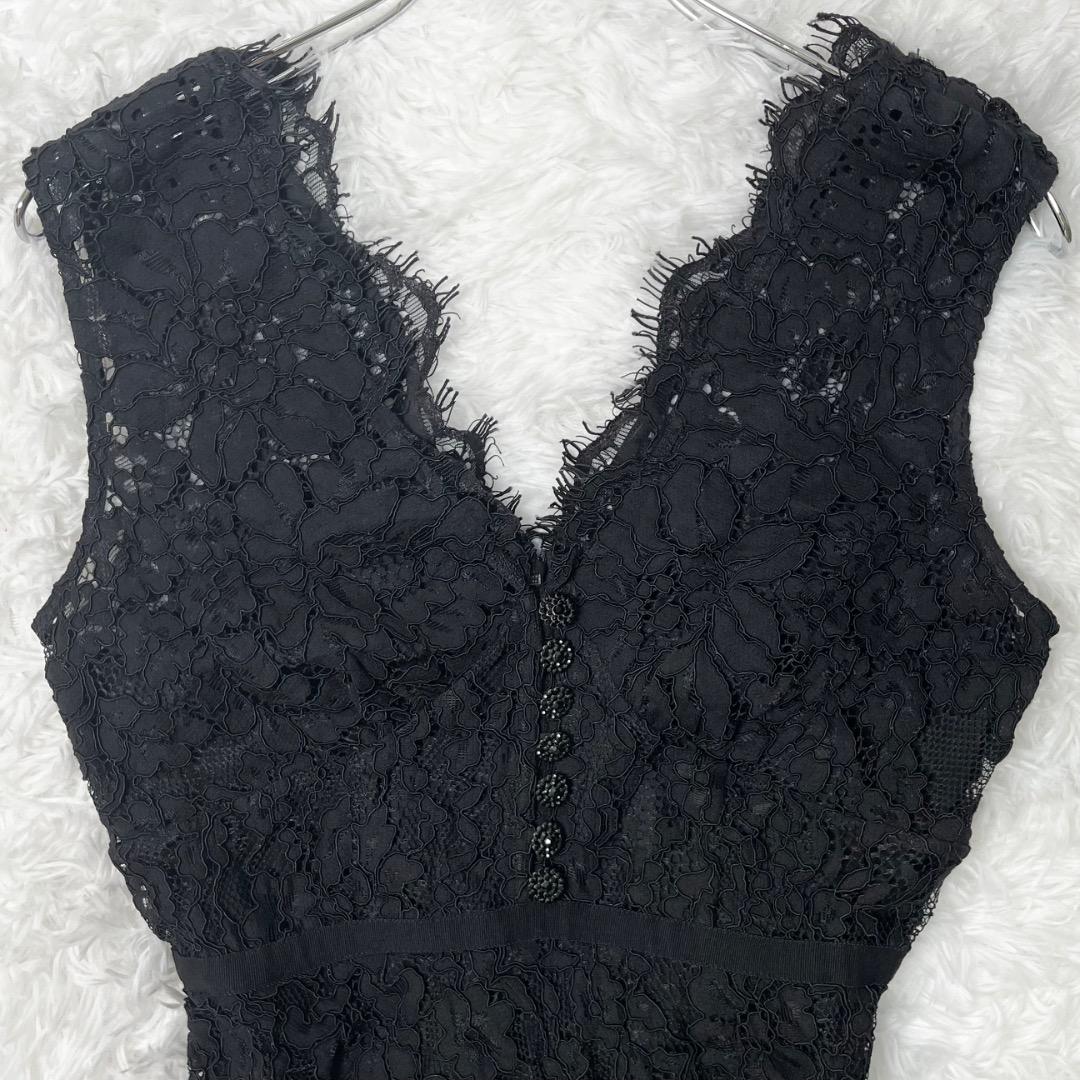 専用！！ 21SS セルフポートレイト ドレス マキシ丈 花柄 4 M 黒