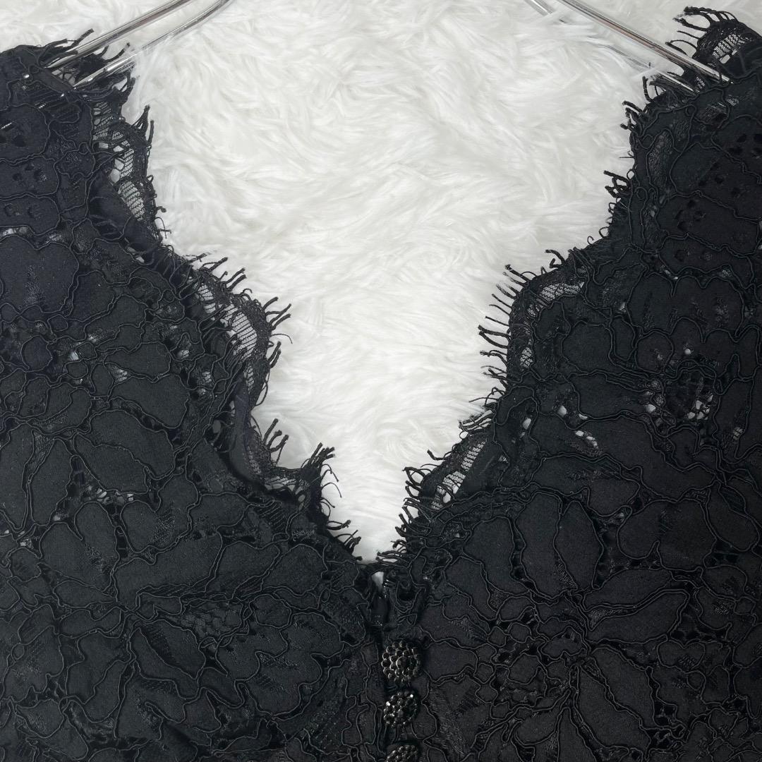 専用！！ 21SS セルフポートレイト ドレス マキシ丈 花柄 4 M 黒