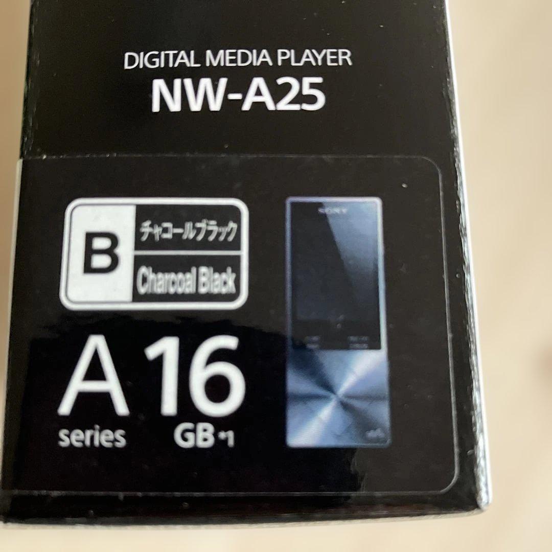 SONY NW-A25 デジタルオーディオプレーヤー 16GBチャコールブラック
