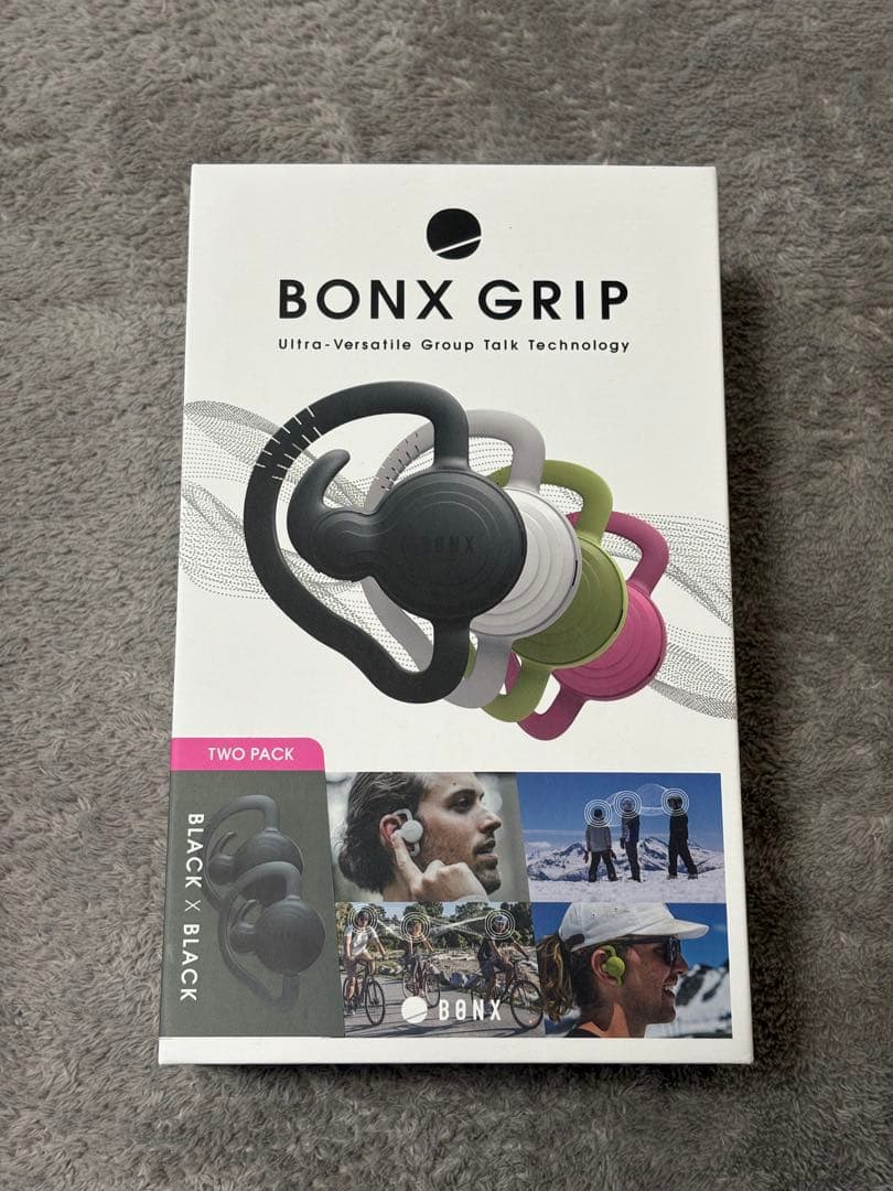 ［一部ジャンク］BONX GRIP ワイヤレスイヤホン 2個セット ブラック