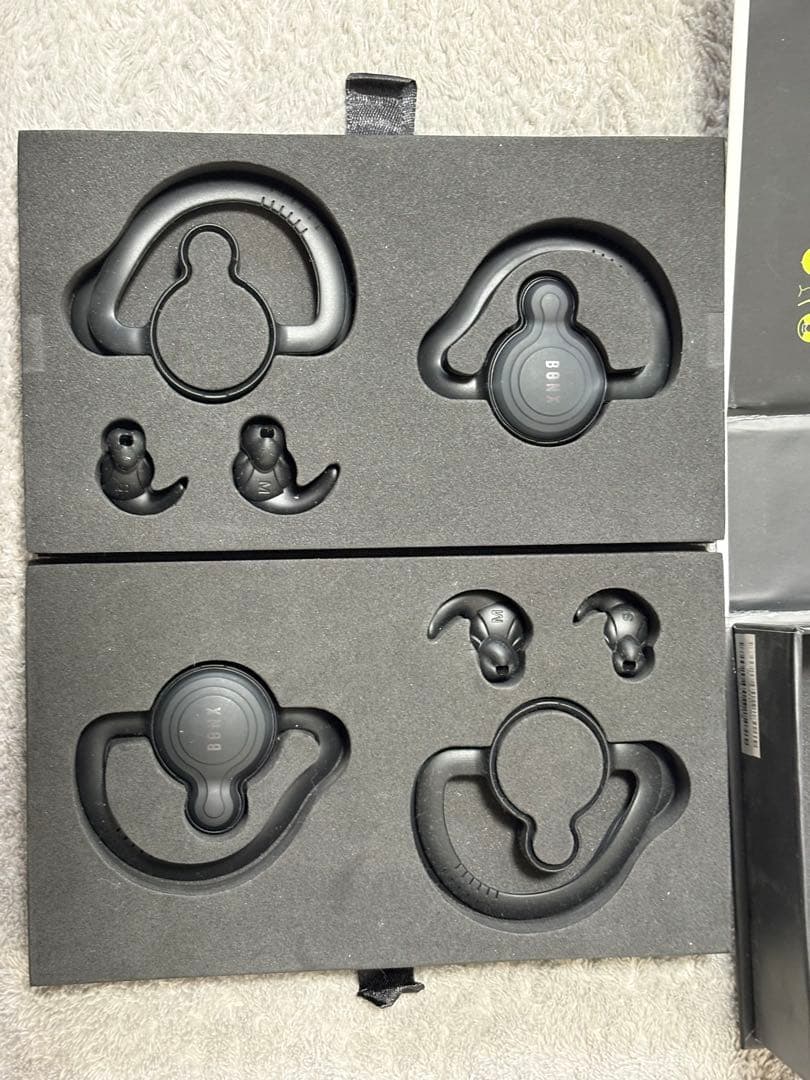 ［一部ジャンク］BONX GRIP ワイヤレスイヤホン 2個セット ブラック