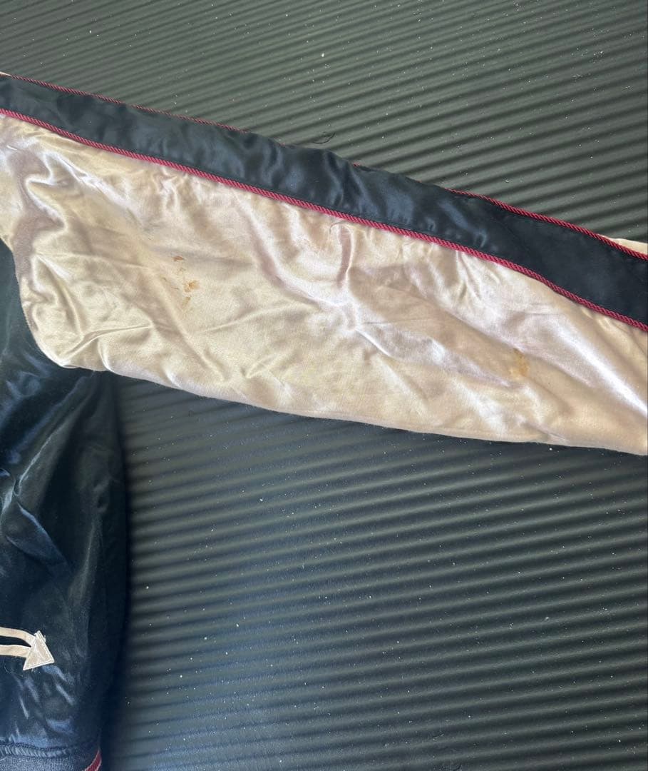 HOUSTONスカジャン リバーシブルでピンクで七福神 ビンテージ 20年前