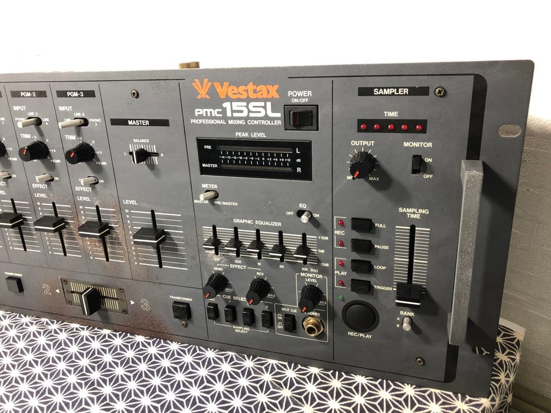 VESTAX ベスタクス　PMC15SL PMC-15SL フェーダーメンテ