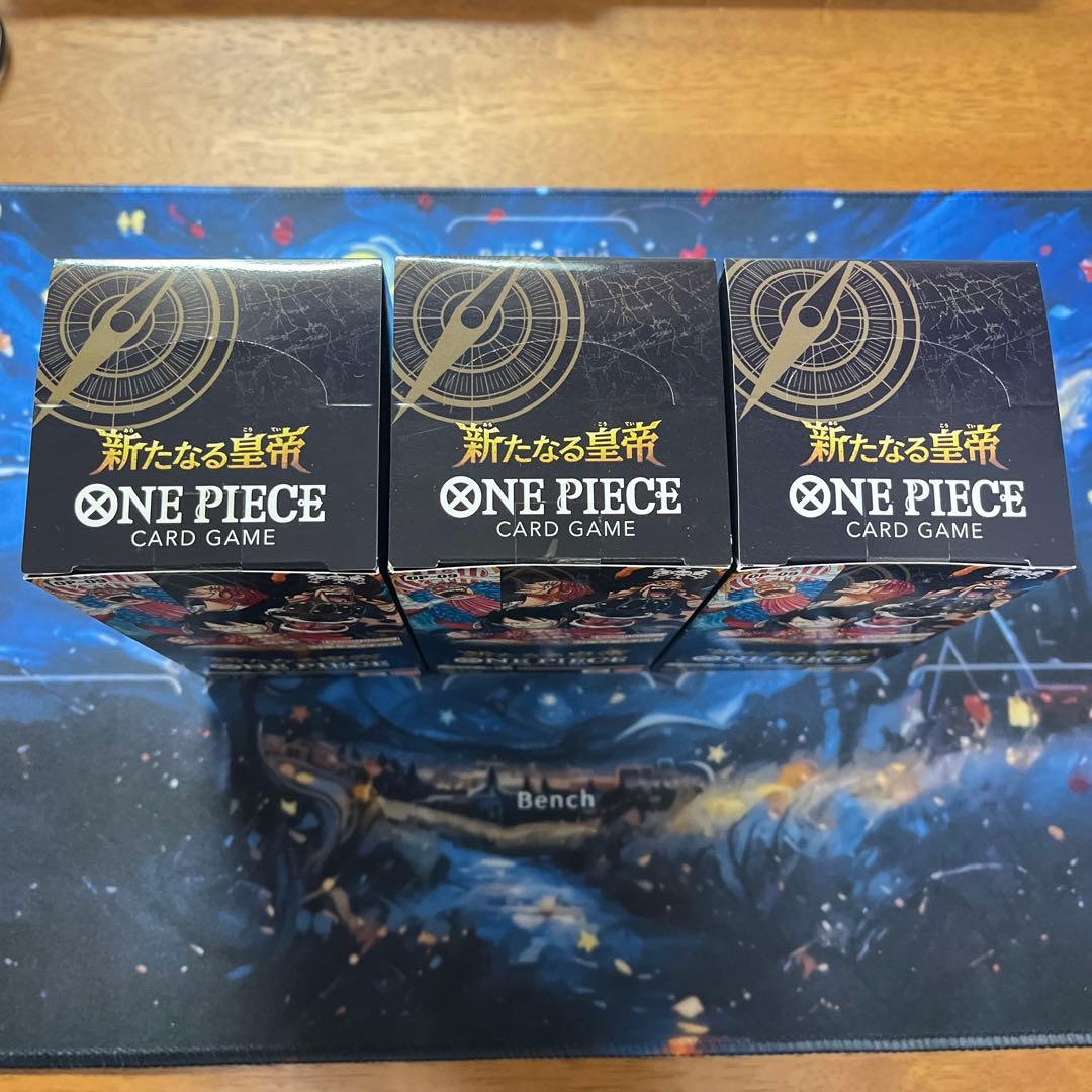 ワンピースカード　新たなる皇帝3BOXテープ付　新品未開封