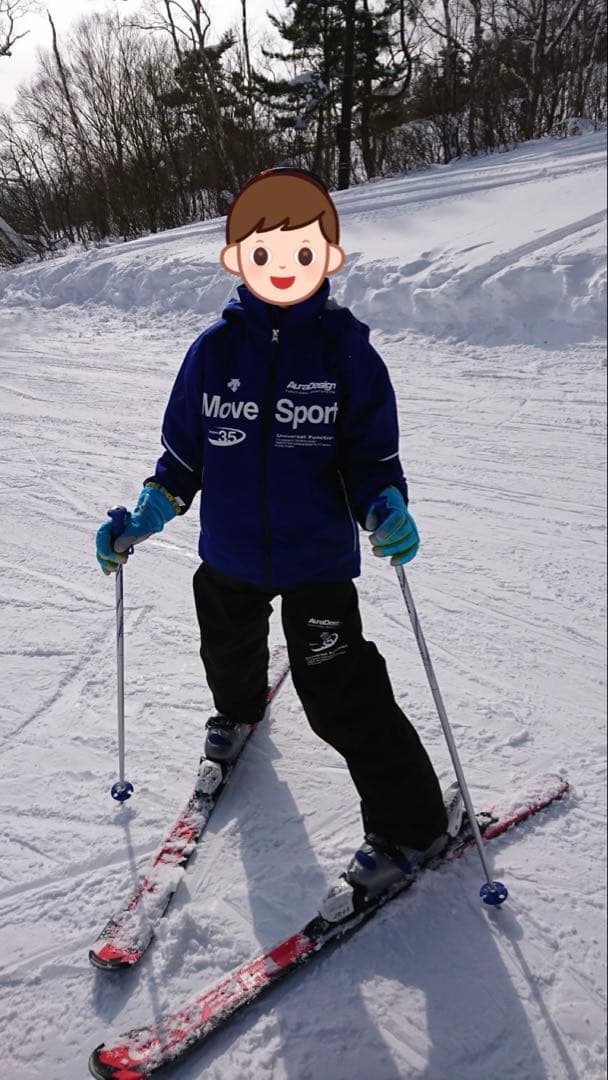 デサント 子供用150 スキーウェア上下 送料込み