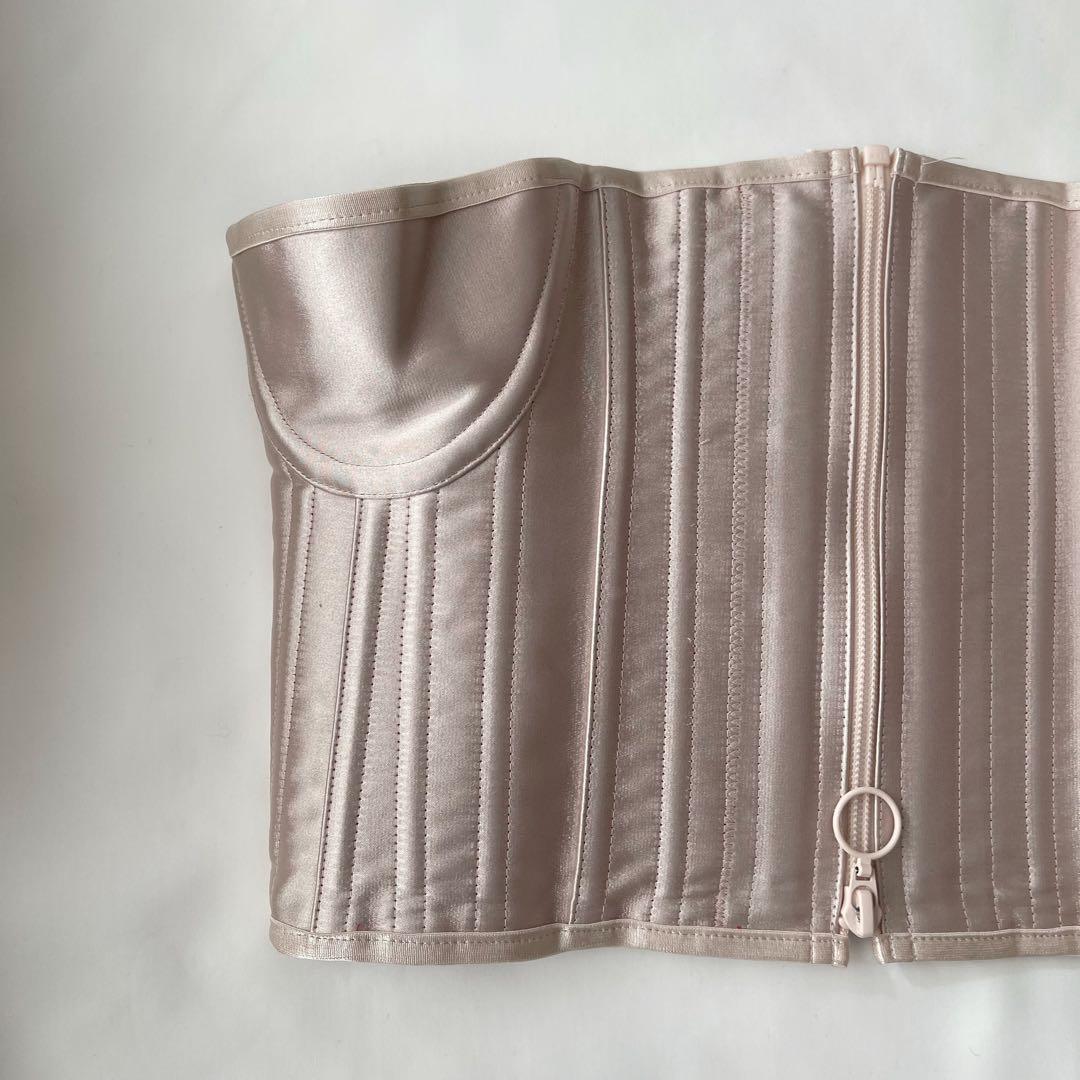 元鈴木さん コルセット キンバリー Mサイズピンクシャンタン