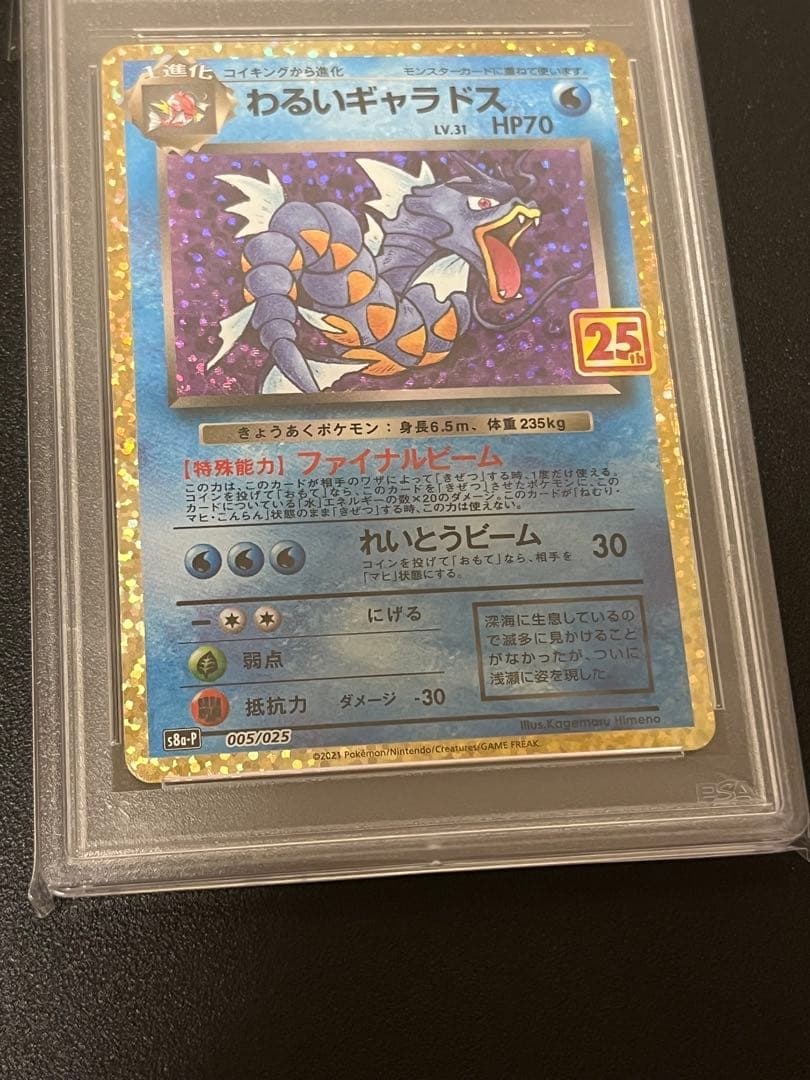 【PSA10】ポケモンカードゲーム 25周年 わるいギャラドス25th