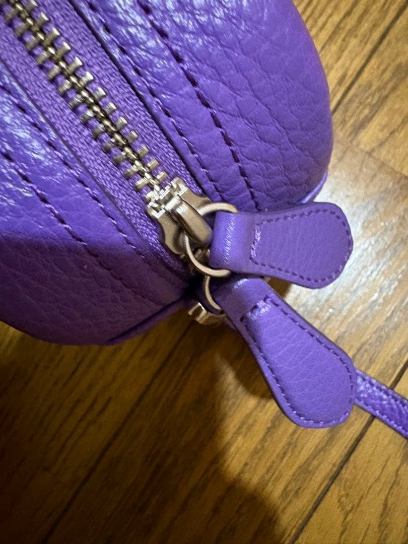 最終お値下げ 土屋鞄　【超美品】現行品　クラルテ コンパクトショルダー パープル