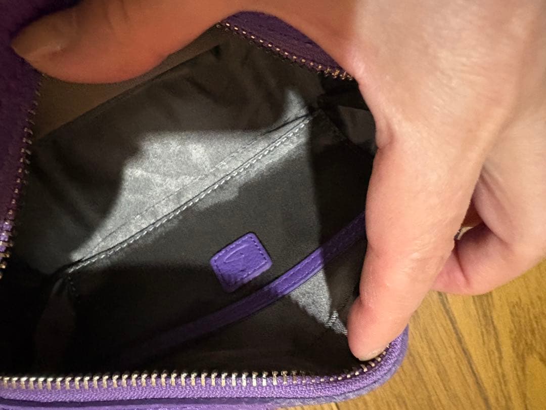 最終お値下げ 土屋鞄　【超美品】現行品　クラルテ コンパクトショルダー パープル