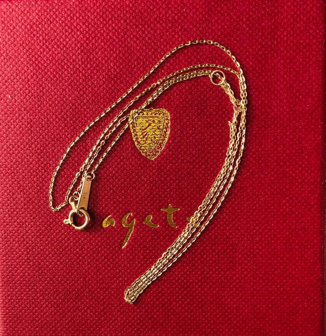 【未使用】agete アガット　ネックレスチェーン　K10