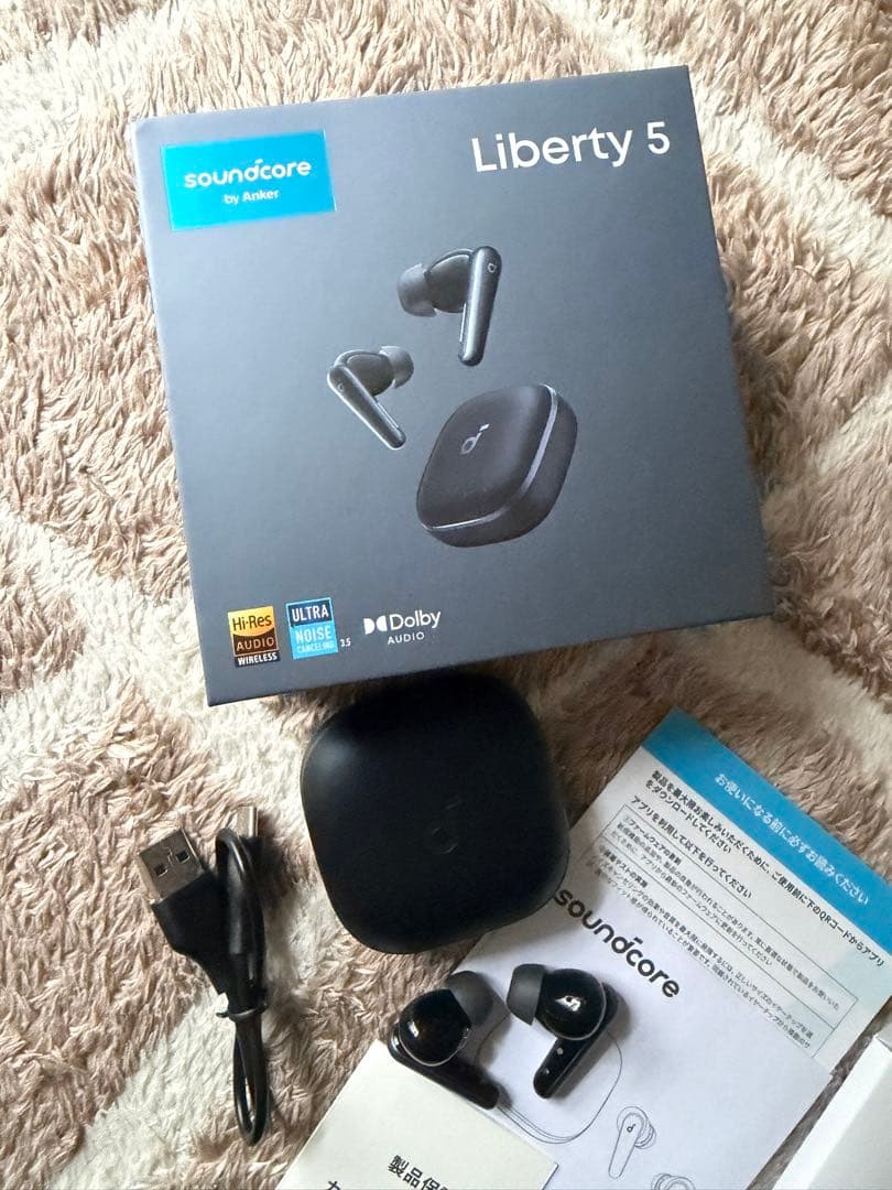 完全ワイヤレスイヤホン Soundcore Liberty 5