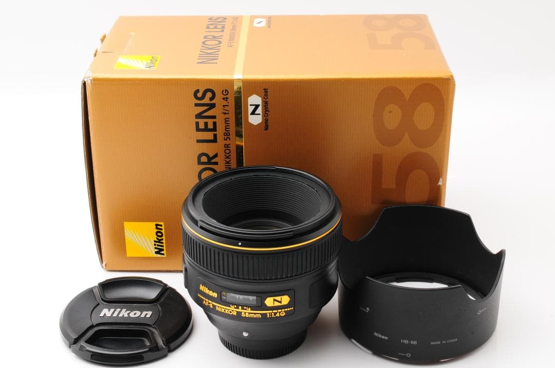 【美品】 ニコン Nikon AF-S NIKKOR 58mm F1.4 G