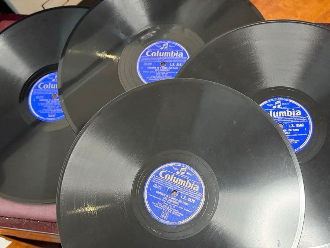 SP12in英盤４枚組 グリーグP協奏曲イ短調OP16 ディヌ・リパッティ