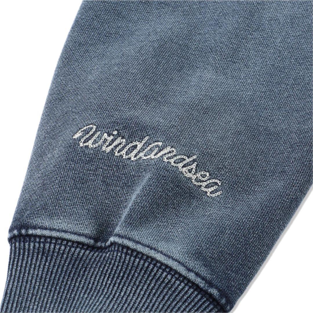 トップス WIND AND SEA 23SS CREW NECK INDIGO WASH