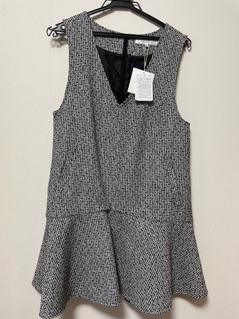 Rirandture フレアヘムジャンスカ ツイード