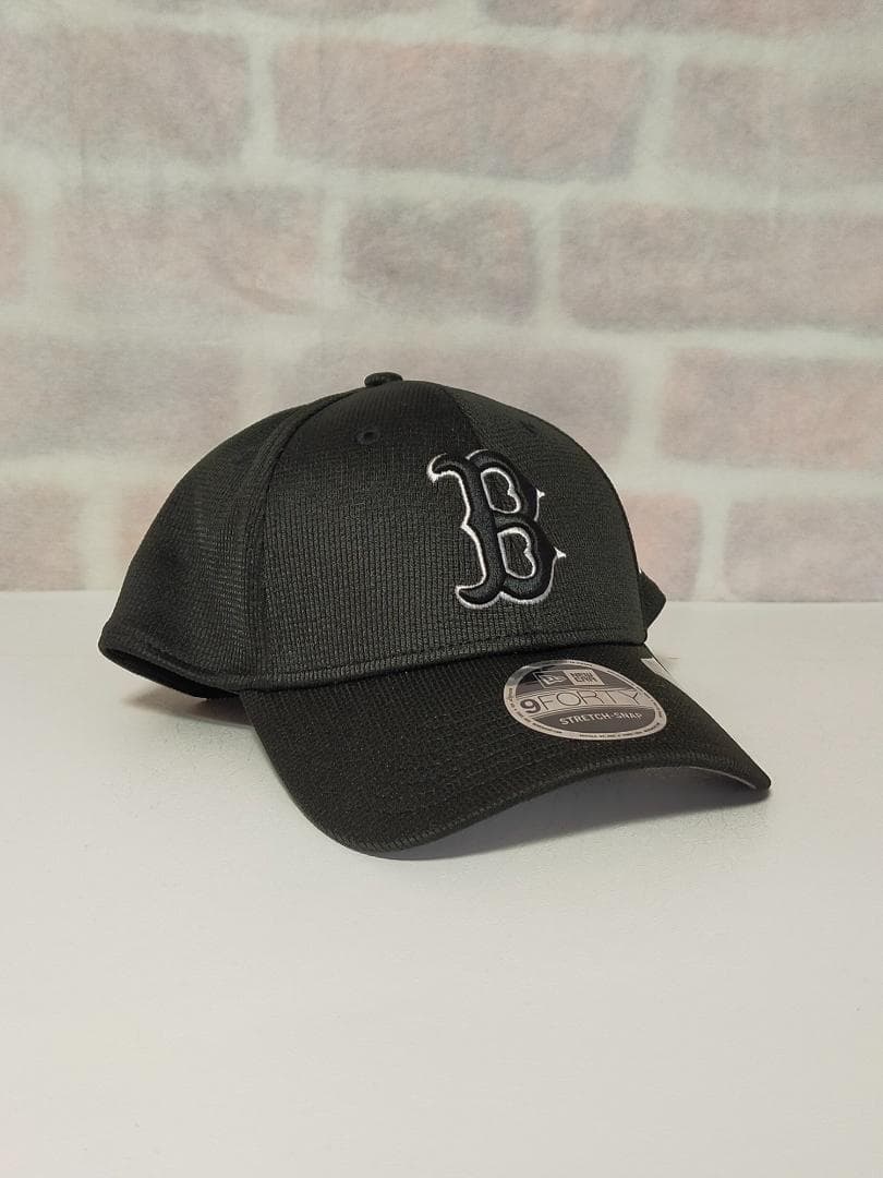 ボストン・レッドソックス　9FORTY 黒白　ストレッチスナップ