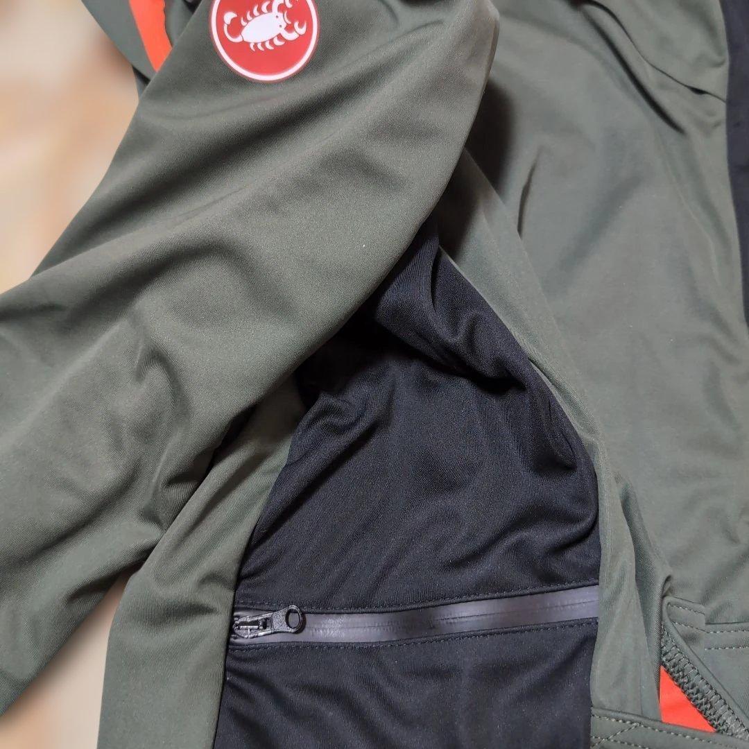 Castelli カステリAlfaROS2 ジャケット L オリーブグリーン